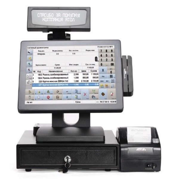 pos-система атол ресторан 15" (атол fprint-22птк с фн 15 мес, windows 10