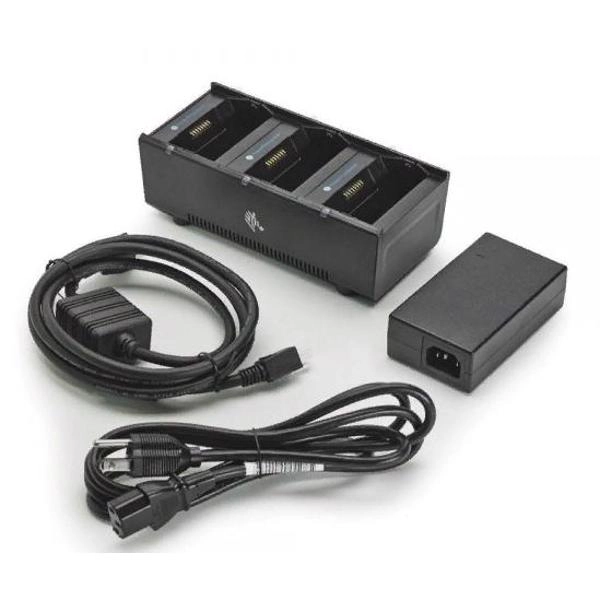 трехслотовое зарядное устройство zebra, для zq300