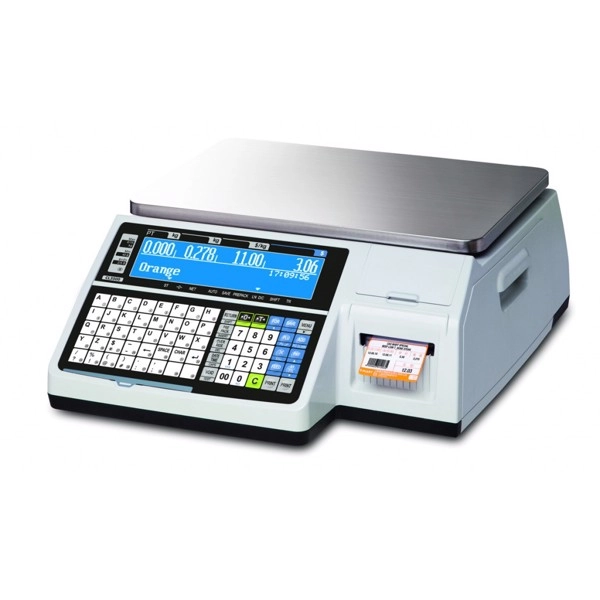 весы с печатью этикеток cas cl3000-15b без