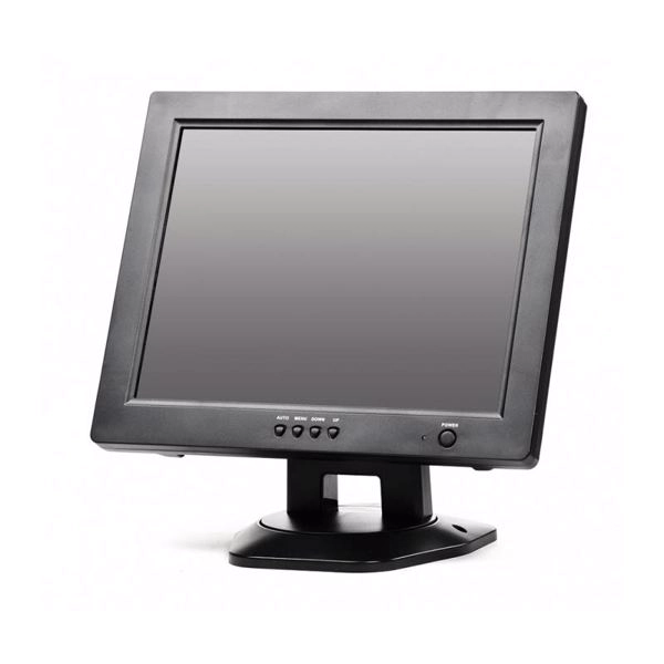 pos-монитор 12" атол lm12 (rev.2), tft lcd, vga, не сенсорный, черный