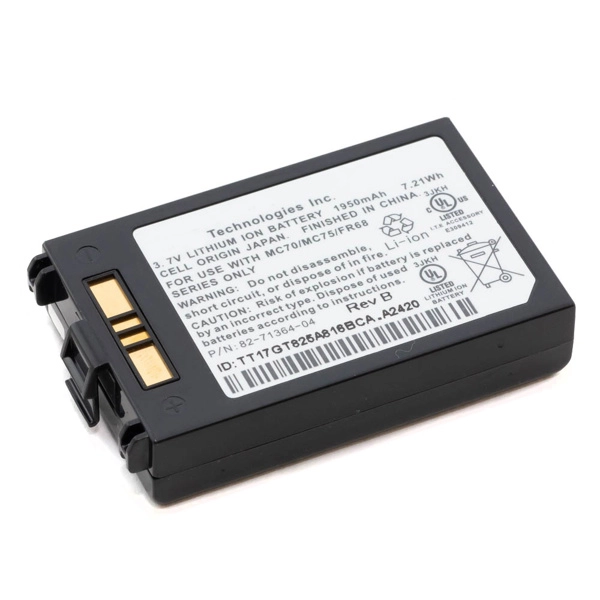 аккумуляторные батареи 3600 mah zebra для mc70/mc75