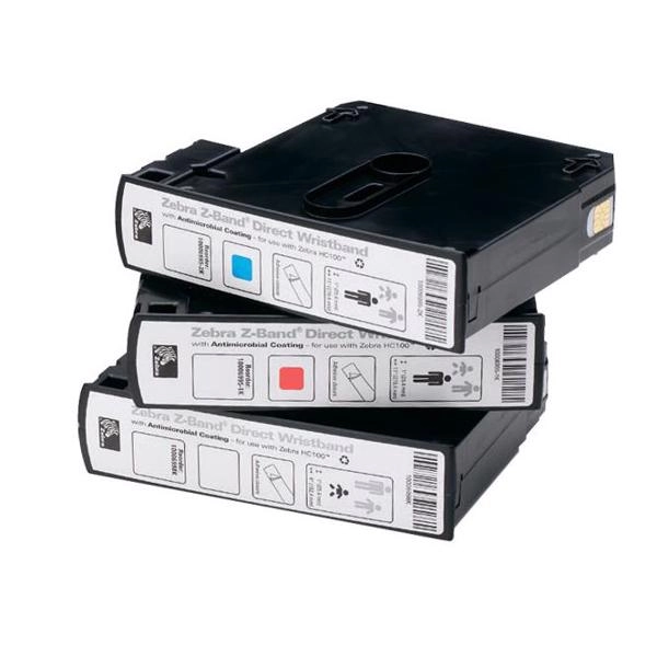 картридж zebra hc100 (браслеты) цвет жёлтый 1200 шт.