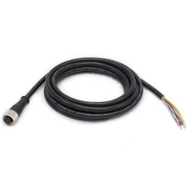 кабель для zebra fs/vs power 15m, 12 pin m12 to flying leads
