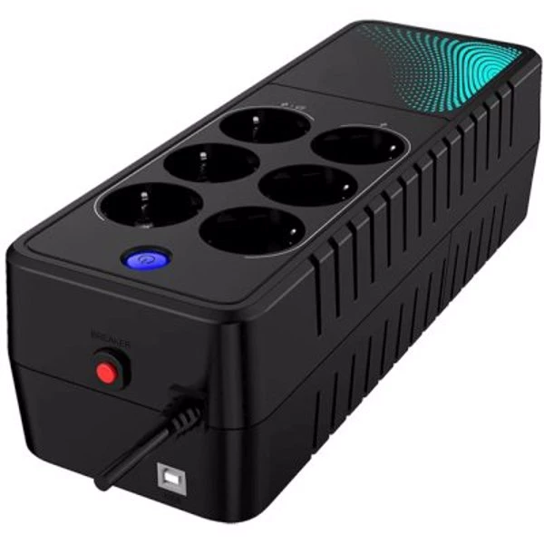 ибп источник бесперебойного питания cbr lgt-650h-6f-ldb