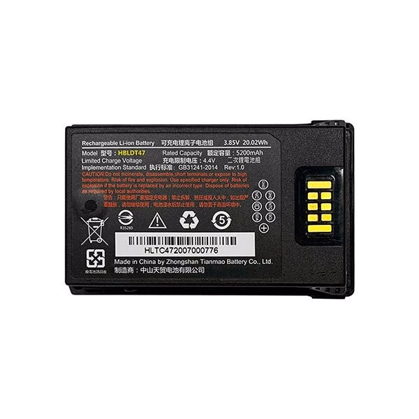 аккумуляторная батарея hbldt47 3.85v 5200mah для urovo rt40