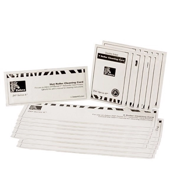 чистящий набор premier для zebra p2xx/3xx/4xx/520, 25 тампонов,50 чистящих карт. старый p/n 105909g-169.
