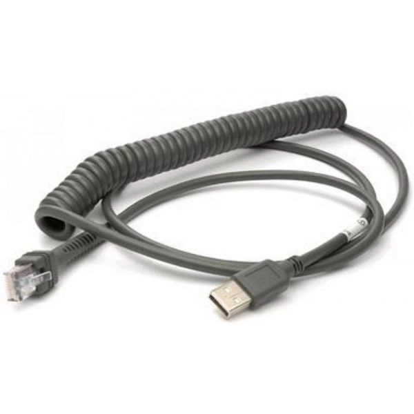 Кабель USB, Datalogic, спиральный, 2,44 метра для 1500i